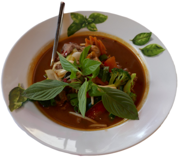 Bò Thai-Basilikum (scharf)